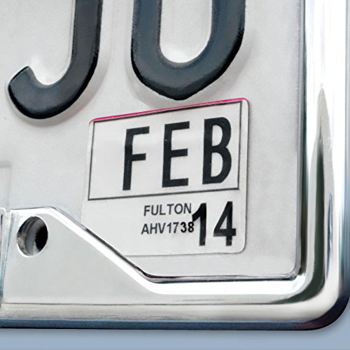 NFL License Plate Frame - Chrome Metal, Slimline Design