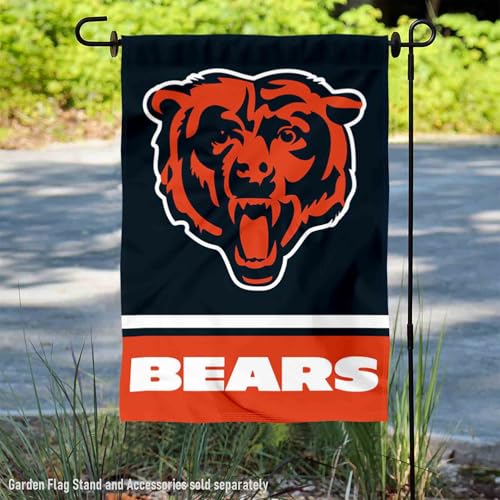 Chicago Bears Double-Sided Garden Flag - 12.5 x 18 in