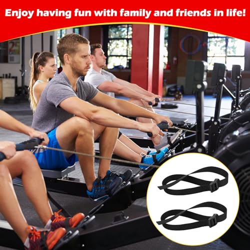Rowing Machine Foot Straps Replacement for Concept 2 - 2 Pack