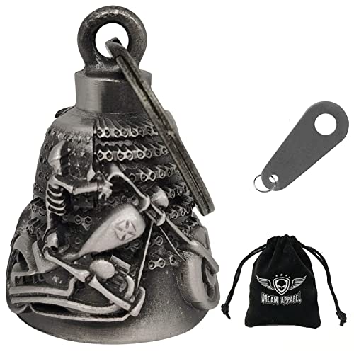 Dream Apparel Chopper Motorcycle Ride Bell Keychain for Bikers & Luck - Heavy Spirit Accessory