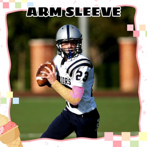 Ice Cream Drip Arm Sleeves - Classic Pink for Ages 13-18