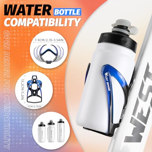 Ultra-Light Bicycle Water Bottle Holder - Black Blue