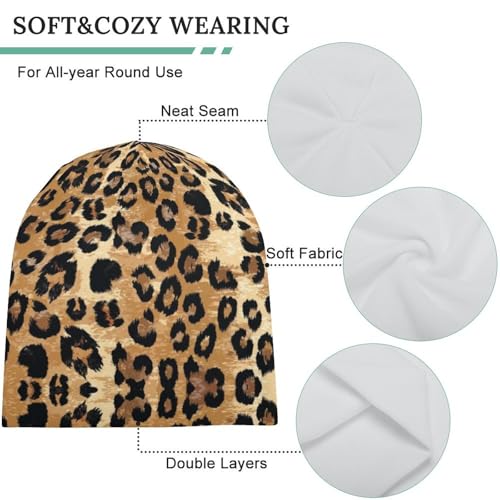 Chemo Headwear Beanie - Slouchy Cap for Women - Yellow & Black