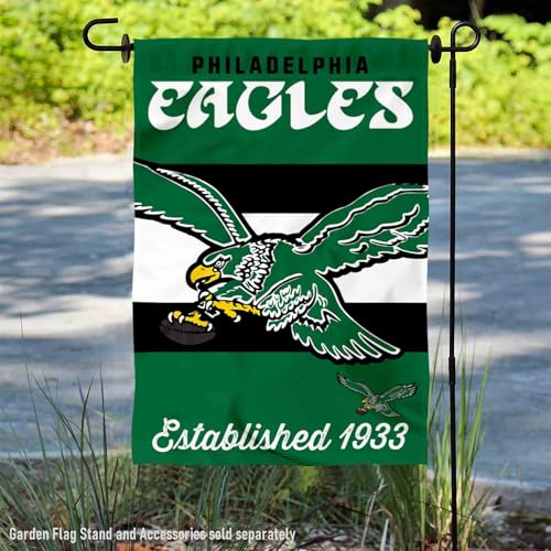 Philadelphia Eagles Double Sided Garden Flag - 12.5 x 18 in