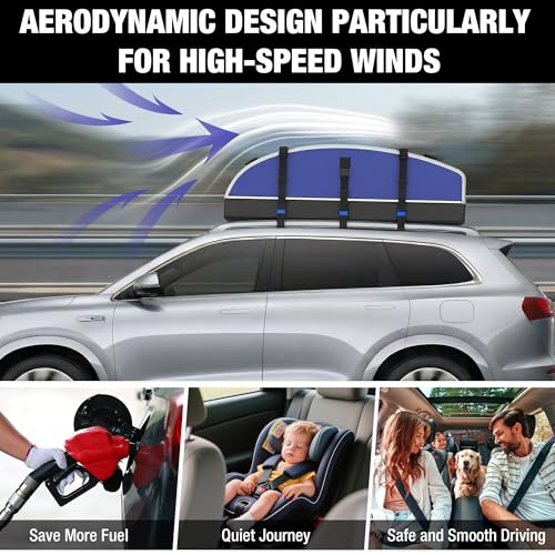 21 Cubic Feet Waterproof Rooftop Cargo Carrier Bag - Heavy-Duty