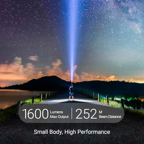 NEXTORCH P8 Rechargeable Flashlight 1600 Lumen LED Torch