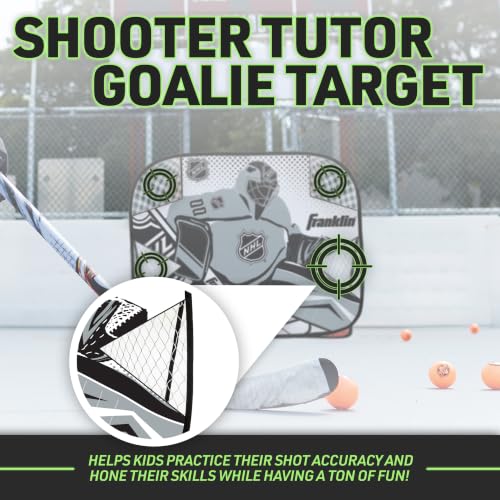 54" x 44" Pop-Up Street Hockey Goal Set with Shooter Tutor