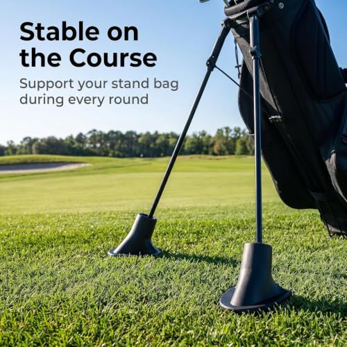 Golf Bag Stand Feet Replacement - 2 Pcs Rubber Feet for Stability