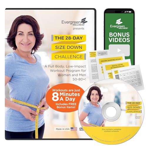 28-Day Size Down Challenge DVD - Low Impact Exercise for Seniors