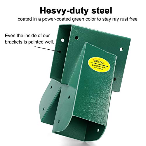 A-Frame Swing Set Bracket Set with Mounting Hardware - Green