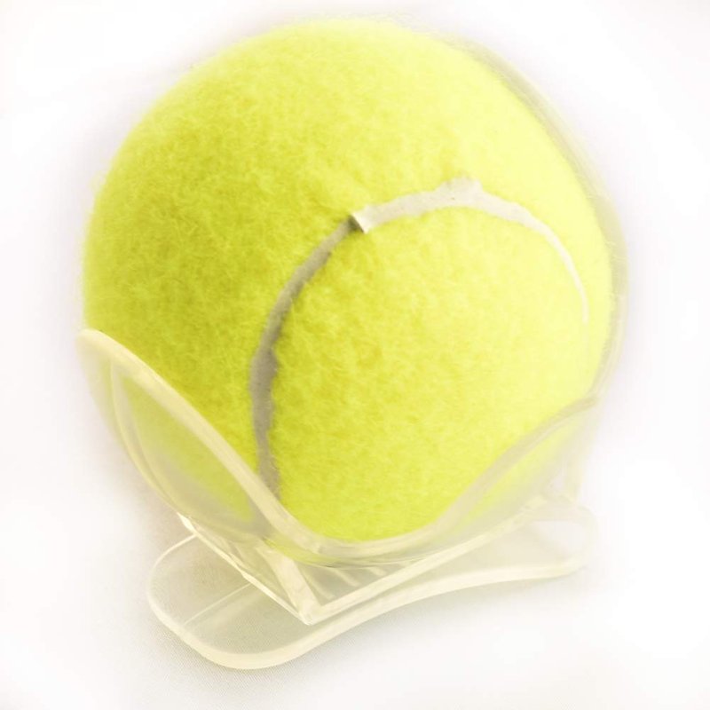 mike Tennis Ball Holder Waist Clip - Holds One Tennis Ball - Translucent Colour-One of Pack