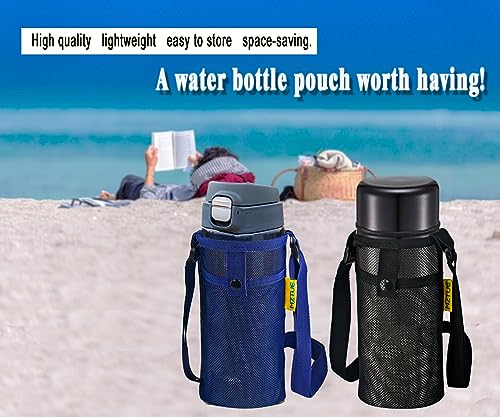 Water Bottle Holder with Strap for Walking, Hiking