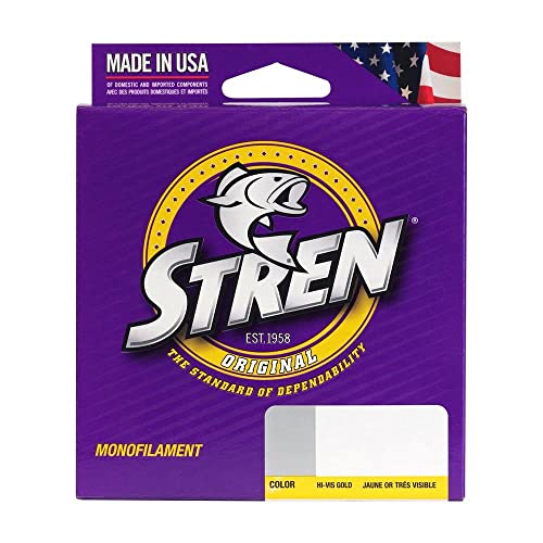 Monofilament Fishing Line - 8lb Hi-Vis Gold 330yd