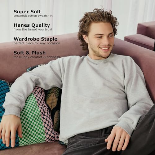 Men's EcoSmart Fleece Crewneck Sweatshirt - Big & Tall Sizes