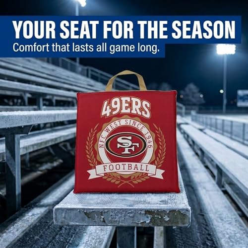 NFL Crest Logo Stadium Cushion - Team Color