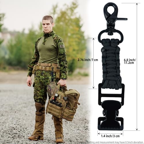 Heavy Duty Tactical Glove Clip Holder - Black