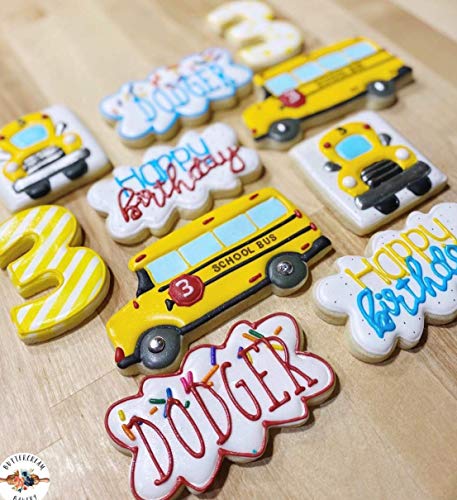 School Bus Cookie Cutter - 4.5 Inch, Made in USA