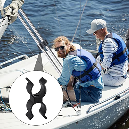 4-Pack Bimini Top Pole Clamps - Plastic Boat Pole Holders