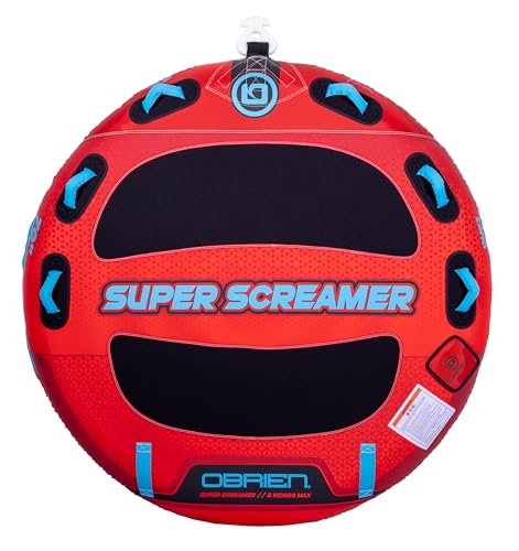 Super Screamer Towable Tube for 2 Riders - Red/Blue