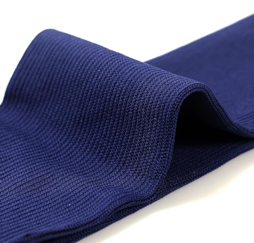 Bestjybt Large-X-Large Navy Athletic Compression Socks 3 Pairs for Men Women
