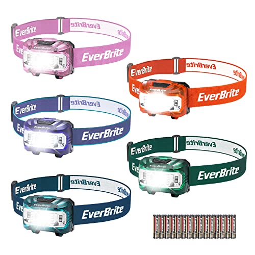 LED Headlamp 5-Pack - Multicolor, 300 Lumens, 5 Modes