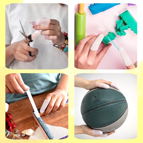 14 Pcs Silicone Finger Protectors – Waterproof Gel Thumb Covers