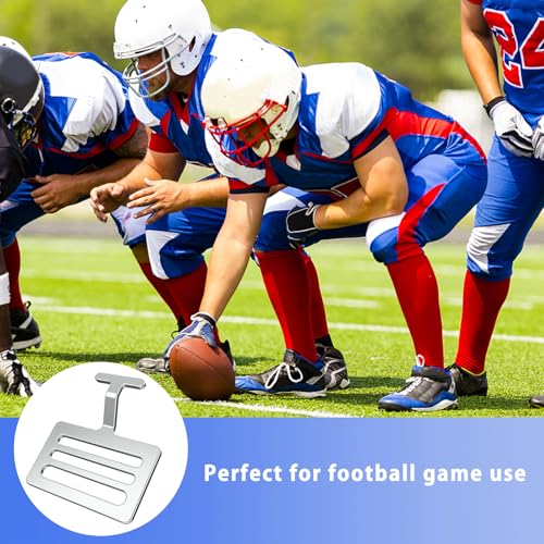 12 Pcs 1.5 Inch Silver Football Shoulder Pad T Hooks for Protective Gear