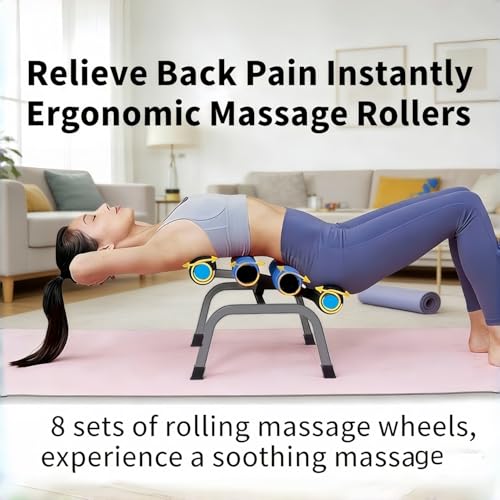 Mini Inversion Table with Massage Rollers - Blue