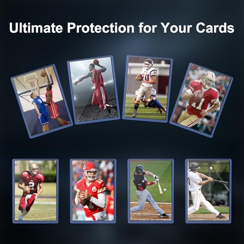 Premium Card Sleeves Set - 200 Hard & Soft Protectors for Trading Cards