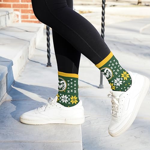 Colorado State Rams Large Team Sweater Crew Socks - Unisex