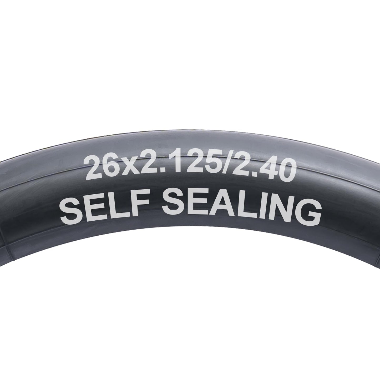 2-PCS 26" Self Sealing Bike Tubes 26x2.125/2.40 AV32mm Super Automatic Repair, Puncture Resistant Compatible with 26x2.125/2.25/2.35/2.4 Bike Tire Tubes Schrader Valve