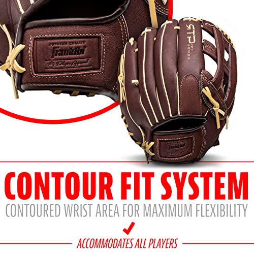 Franklin Sports RTP Pro 13" H-Web Baseball Glove Brown - Outfield