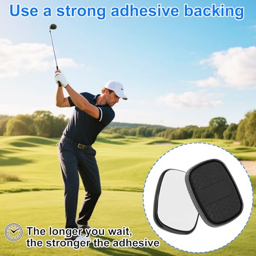 Magnetic Golf Rangefinder Holder with Washers - Black