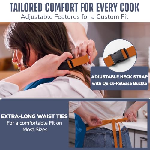 NFL Denver Broncos Vintage Cooking Apron with Pockets