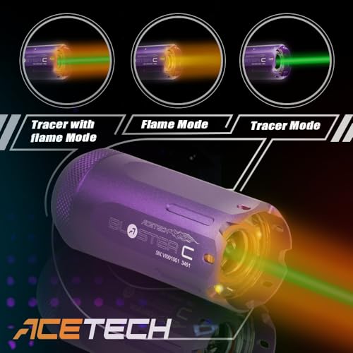 Airsoft Tracer Unit Blaster C - 14mm CCW, Black