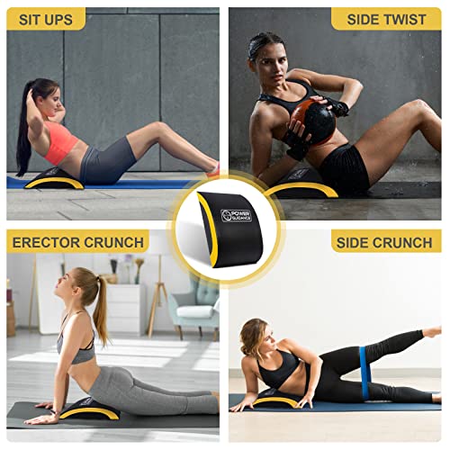 Black 14.2 x 11.8-inch Ab Exercise Mat for Core Workouts - Sit Up Pad