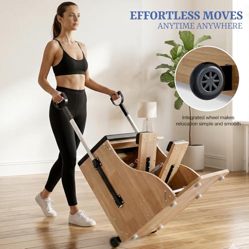 Wunda Pilates Chair - Combo Chair with Adjustable Resistance & Split Pedals