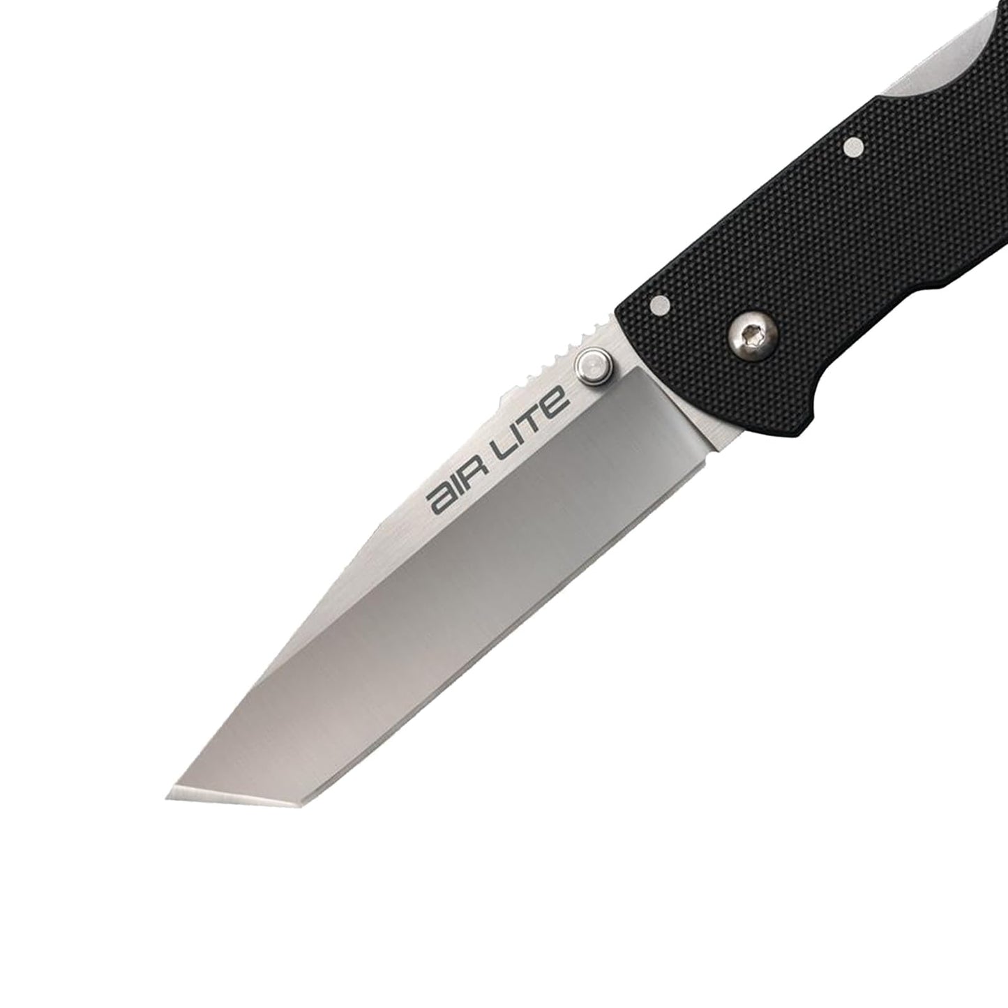 Cold Steel Air Lite 3.5" AUS10A Tanto Point Blade 4.5" G-10 Handle Everyday Carry Compact Pocket Folding Knife, Boxed