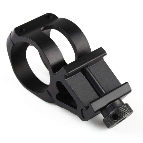 WINDFIRE 2 Pack 1" Offset 45 Degree Picatinny Rail Mount, Flashlight Offset Ring Side Gun 20mm Picatinny Rail Mount, for Scopes Laser Sight, Rifle Scope, Tactical Flashlight