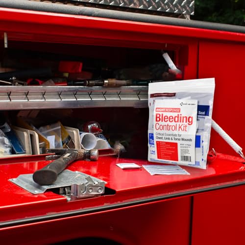 Bleeding Control Kit with Tourniquet - 10 Piece Emergency Set