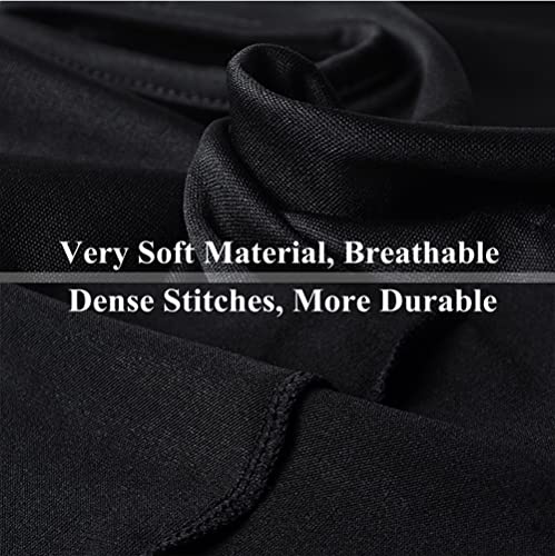 Balaclava Ski Mask - Multi-Use Full Face Neck Cover - White+Black