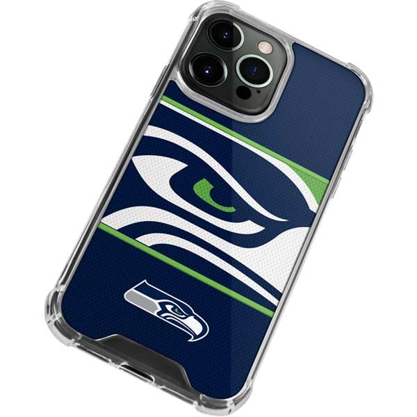 Clear Phone Case for iPhone 13 Pro Max - NFL Seattle Seahawks Design