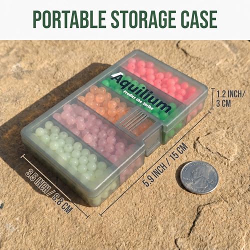 Fishing Beads 8mm 500pcs Glow in The Dark Hard Plastic Lures