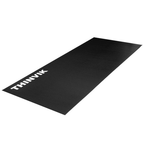 Saurka Bike Mat for Peloton Spinning Bike & Wahoo Kickr, PVC Enviromental 30"×60" Bicycle Trainer Mat for Stationary Indoor Spin Bike (Updated 6mm)