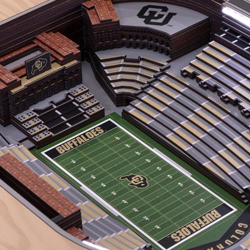 25-Layer StadiumView Lighted End Table - Colorado Buffaloes