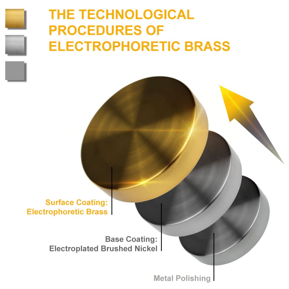 DEYNITE Modern Wall Light Fixtures Gold Wall Sconce with Pull Chain for Bedroom Bathroom