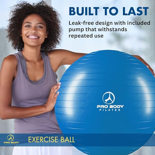 Gym-Grade Pilates Yoga Ball - Sizes 45 to 85 cm, 880 lb Capacity