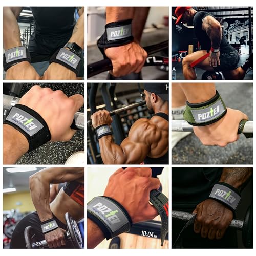 Heavy-Duty Lifting Straps for Weightlifting & Deadlifts - 18" Cotton with Neoprene Padding (Pair)