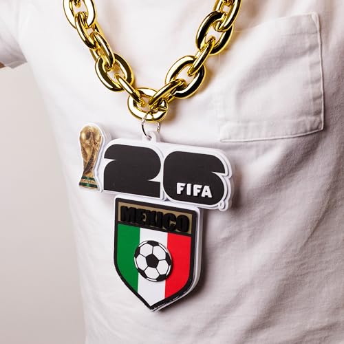 17" FIFA World Cup Fan Chain Necklace - USA 26 - Lightweight & Comfortable