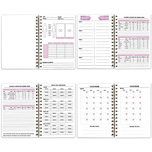 Food and Fitness Journal - 6.1" x 8.5" Workout Planner
